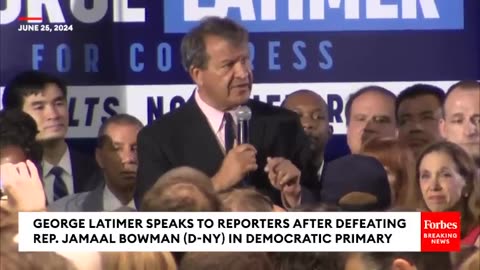 FULL VICTORY SPEECH: George Latimer Speaks To Supporters After Defeating Jamaal Bowman