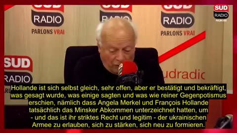 Die Prankster Vovan und Lexus, die sich als Petro Poroschenko ausgaben, französischen Ex-Präsidenten