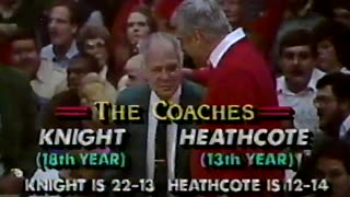 February 23, 1989 - Coaches Bob Knight and Jud Heathcote
