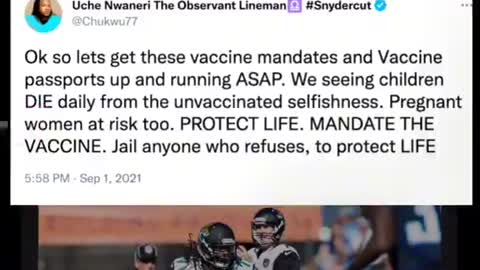 NFL Players Collapsing From Vaccine