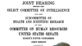 MK ULTRA SENATE COMMITTEE HEARING