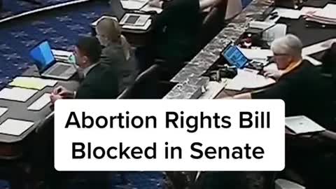 Abortion Rights Bill Blocked in Senate