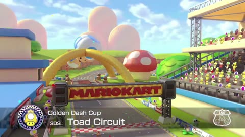 Mario Kart 8 Deluxe - Golden Dash Cup 150cc Gameplay