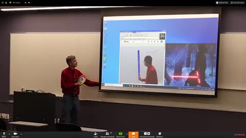 April Fools Prank in Online Math Class Conference