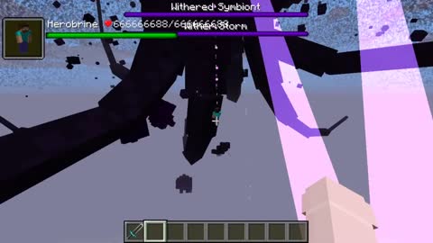 Herobrine vs Wither Storm 7 STAGE in minecraft part 6 creepypasta