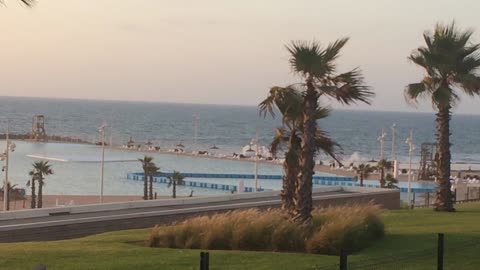 Swimming Pool Atlantic Ocean Rabat Morocco