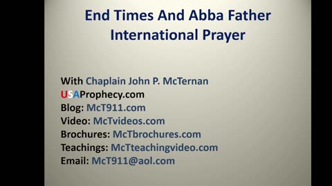 End Times and Abba Father Prayer Time