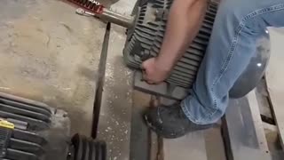 Lifting Heavy Motors By Hand!