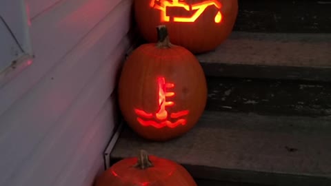 Halloween Art.Creazy Pumpkins