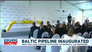 The "coincidences" just keep coming 👀 Norway-Poland Baltic Pipeline opened the same day. Germany will now have to pay transit fees to Ukraine and Poland for gas.