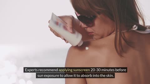 sunscreen :do you protect your skin properly ?