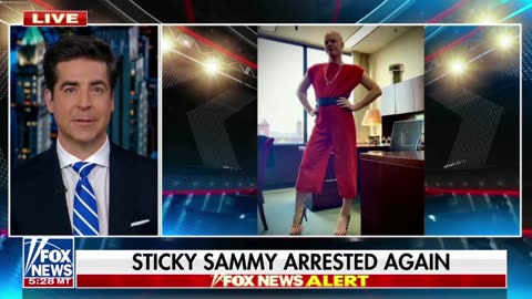 Jesse Watters: "Airline passengers can breathe easy ... Sticky Sammy is in handcuffs again"