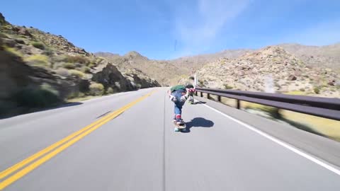 Raw Run - Ambulances (60mph+ Downhill Skateboarding)-4