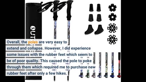 Real Reviews: TheFitLife Carbon Fiber Trekking Poles – Collapsible and Telescopic Walking Stick...