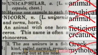 Unicorns of the Bible - The true definition of unicorns revealed