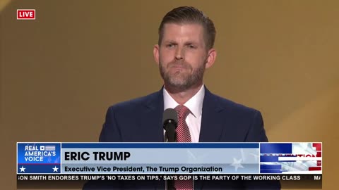 Eric Trump Delivers Powerful Message to His Father and Every Hurting American [Full Speech]