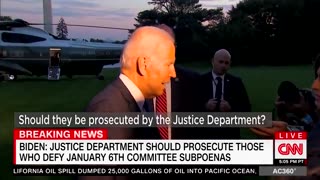 Flashback: Joe Biden Affirms DOJ’s Duty to Prosecute Anyone Who Defies Congressional Subpoena