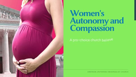 Faith and Choice: The Pro-Choice Church Perspective