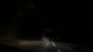 Night driving. In Dartmoor speedlapse