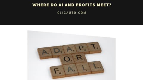 🤖 WHERE DO AI AND PROFITS MEET?