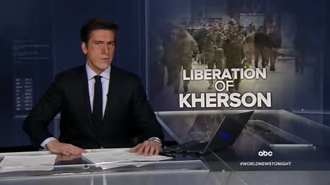 Zelenskyy rallies troops in retaken Kherson