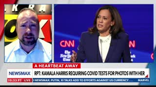 TPM's Ari Hoffman reacts to Kamala Harris requiring COVID tests if people wish to take photos with her at Tuesday’s Senate swearing: "It's unbelievable..."