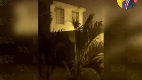 200 KM H! Terrible Hurricane Roslyn made landfall on Nayarit, Mexico.