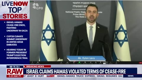 Israel-Hamas war resumes: Israel vows to end Hamas and get hostages back | Live NOW from FOX