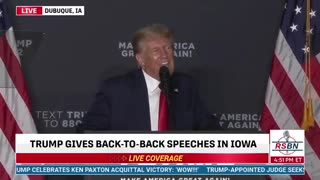 Trump In Iowa: 'We'll Carry Out the Largest Domestic Deportation Operation in U.S. History' [Watch]