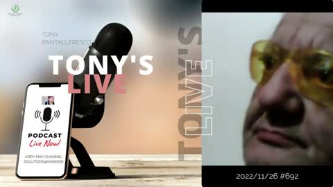 Tony's Live Stream "Everything Goes" on 2022/11/26 Ep. #692