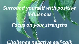 Top 5 Tips for building a positive self-image