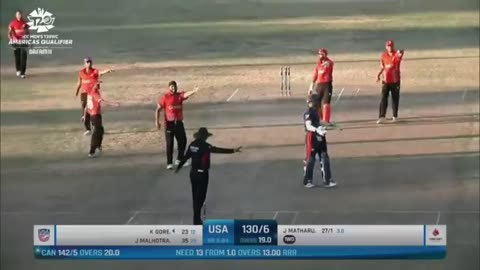 Canada vs USA Final Over Highlights at ICC Americas Men_s T20 World Cup Qualifier in Antigua