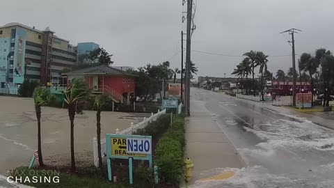 15ft Storm Surge Washes Away Homes in Ft. Myers Beach - Hurricane Ian