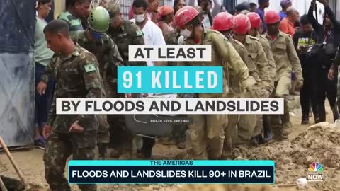 Floods And Landslides Kill At Least 91 People In Brazil