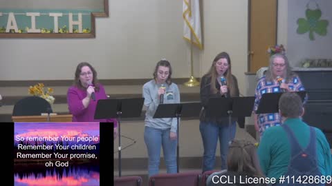 Moose Creek Baptist Church sings “Your Grace is Enough“ During Service 3-13-2022