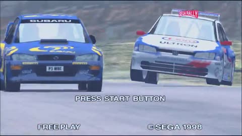 SEGA RALLY 2 (attract mode) [Sega, 1998]