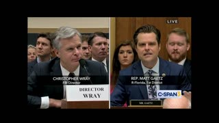 JUST IN: FBI Director Wray gets upset...