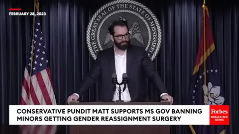Matt Walsh Joins Mississippi Gov. Tate Reeves As State Bans Gender Reassignment Surgery For Minors