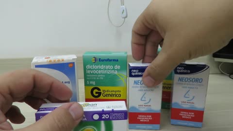 Bifarma: Buscopan Composto, Avamys, 2x Neosoro e 3x Dicloridrato de Levocetirizina 5mg