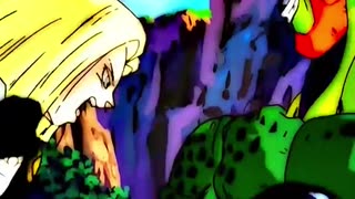 Dragon Ball Z - That Time when weak pathetic Android 18 got a B*tch slap by A God Called Cell #anime