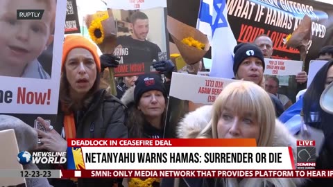 Netanyahu warns Hamas: Surrender or die