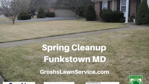 Spring Cleanup Funkstown MD Lawn Mowing Service Video