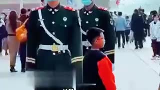 How Chinese soldiers respect civilians as compared to…