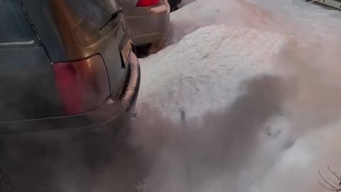VW Golf 1,9 tdi extreme cold start