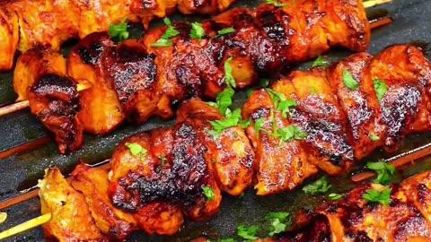 Meal prep tandoori chicken kebabs #mealprep #food #recipe