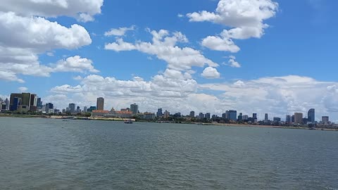 Beautiful Sky on the Mekong River side