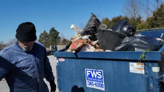 FATHER AND SON SERVICE PROJECT: CLEANING UP A TRASHY LOT