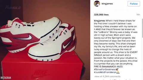 LeBron James Drops SICK New Nike Shoes: "Started from the Bottom"