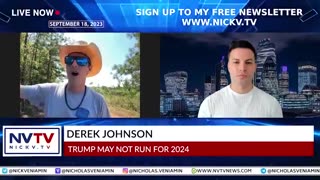 DEREK JOHNSON DISCUSSES TRUMP MAY NOT RUN IN 2024 WITH NICHOLAS VENIAMIN
