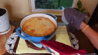 No Knead Crusty Chewy Bread Recipe